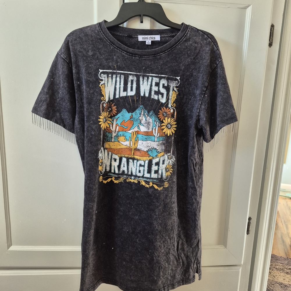 Wild West Wrangler TShirt Dress